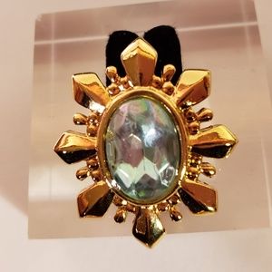 Vintage 1990s  Faceted Clip Earrings